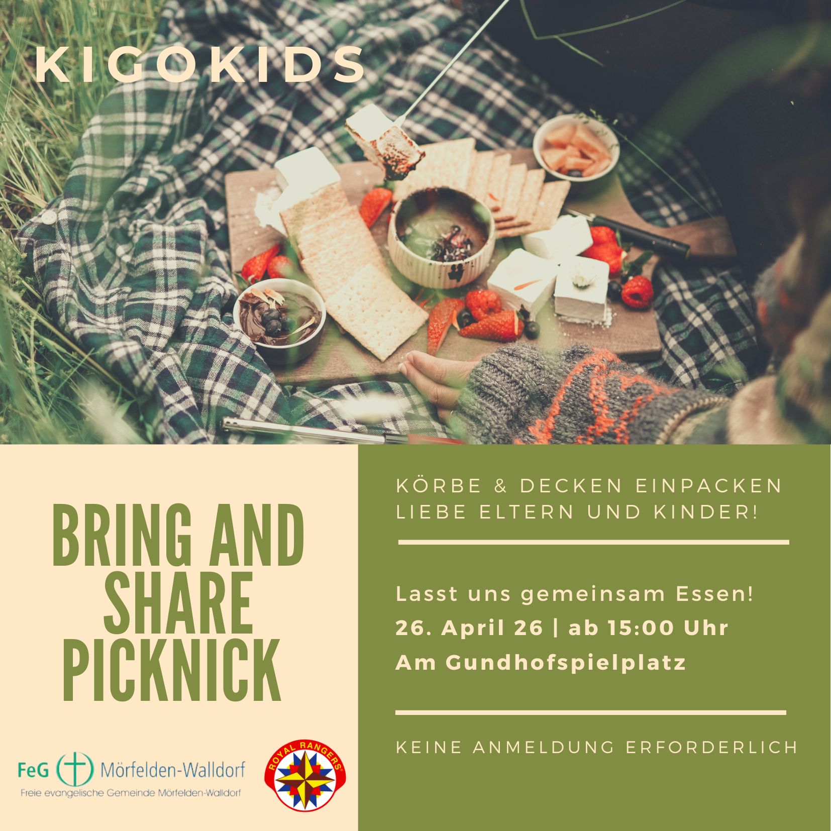 Flyer Bring and Share Picknick